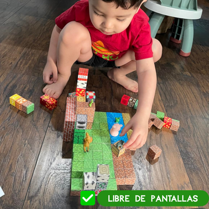 Set De 100 Bloques Magnéticos De Construcción