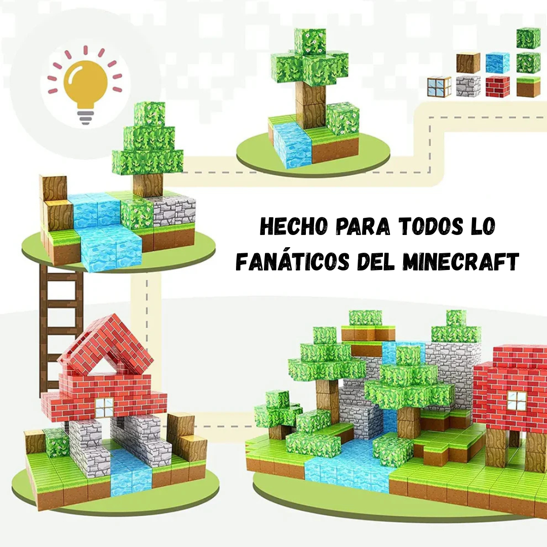 Set De 100 Bloques Magnéticos De Construcción