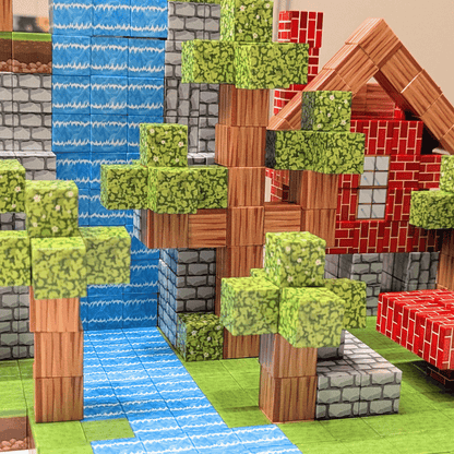 Set De 100 Bloques Magnéticos De Construcción